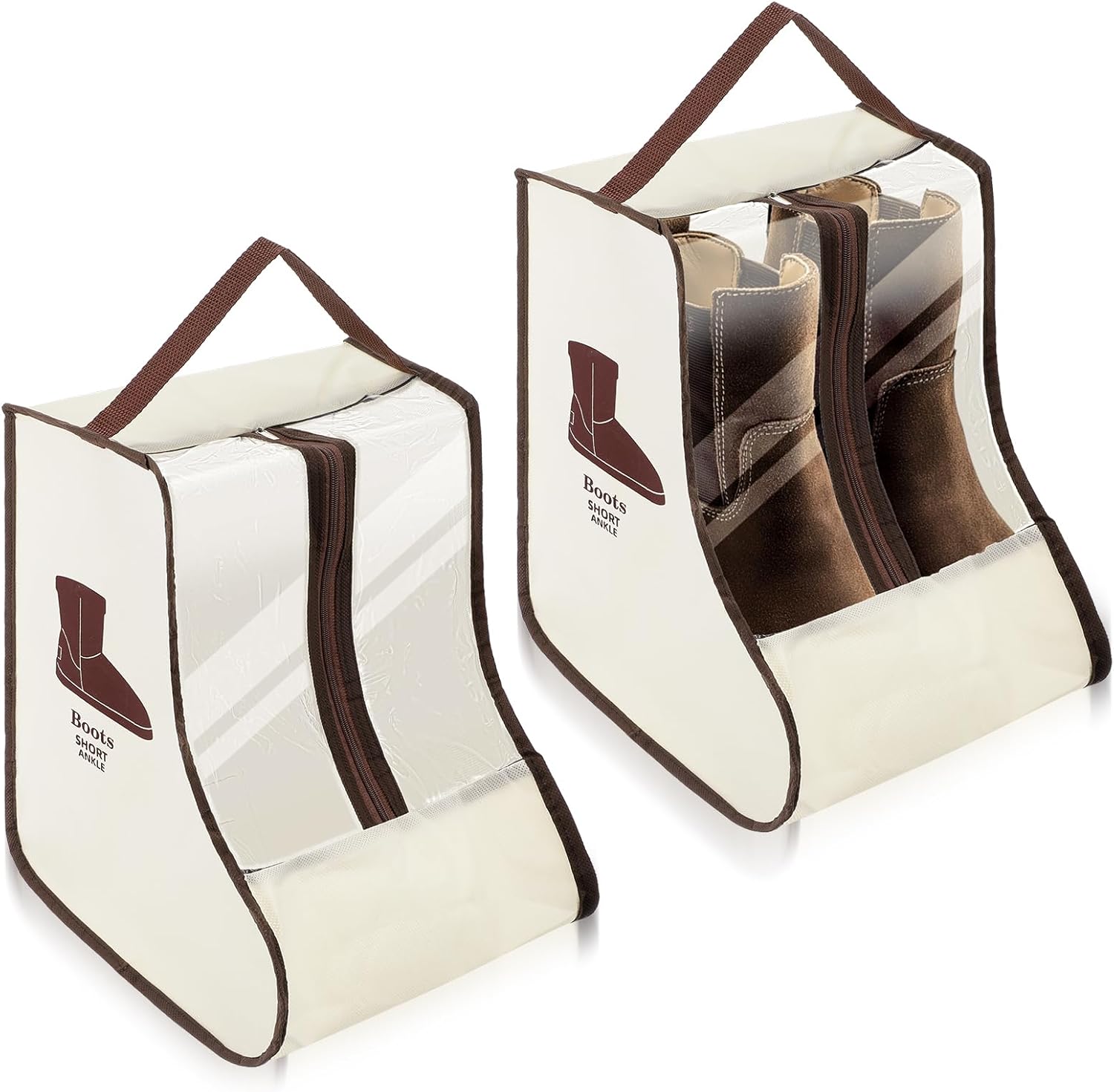 Shoe Bag Dust - 2-Pack Waterproof Boot Storage Bags with