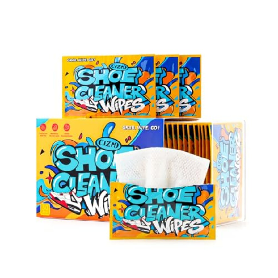 Sneaker Leather Care - Shoe Cleaner Wipes, Shoe Cleaning Wipes