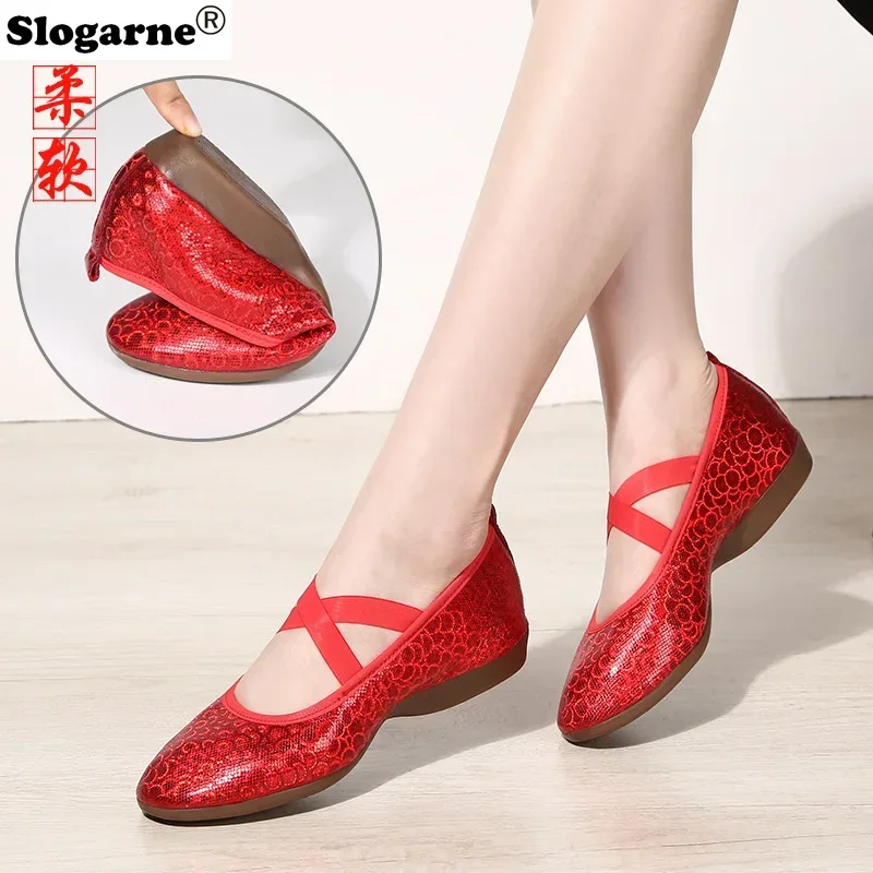 Sneaker Career - New Gold Silver Ballroom Dance Shoes