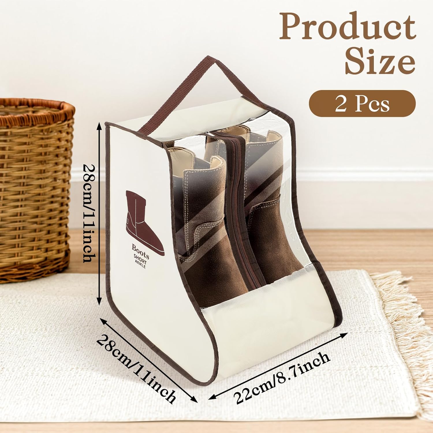 2-Pack Waterproof Boot Storage - Shoe Bag Dust incelemesi ve fiyatı