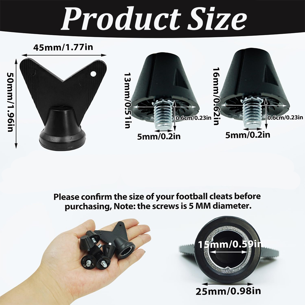 4/12PCS Football Boot Studs Re - Sneaker Care Set incelemesi ve fiyatı