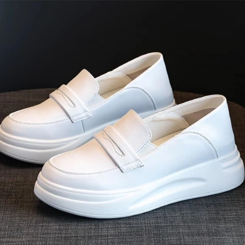Women's White Leather Footwear - Insole Memory Foam incelemesi ve fiyatı