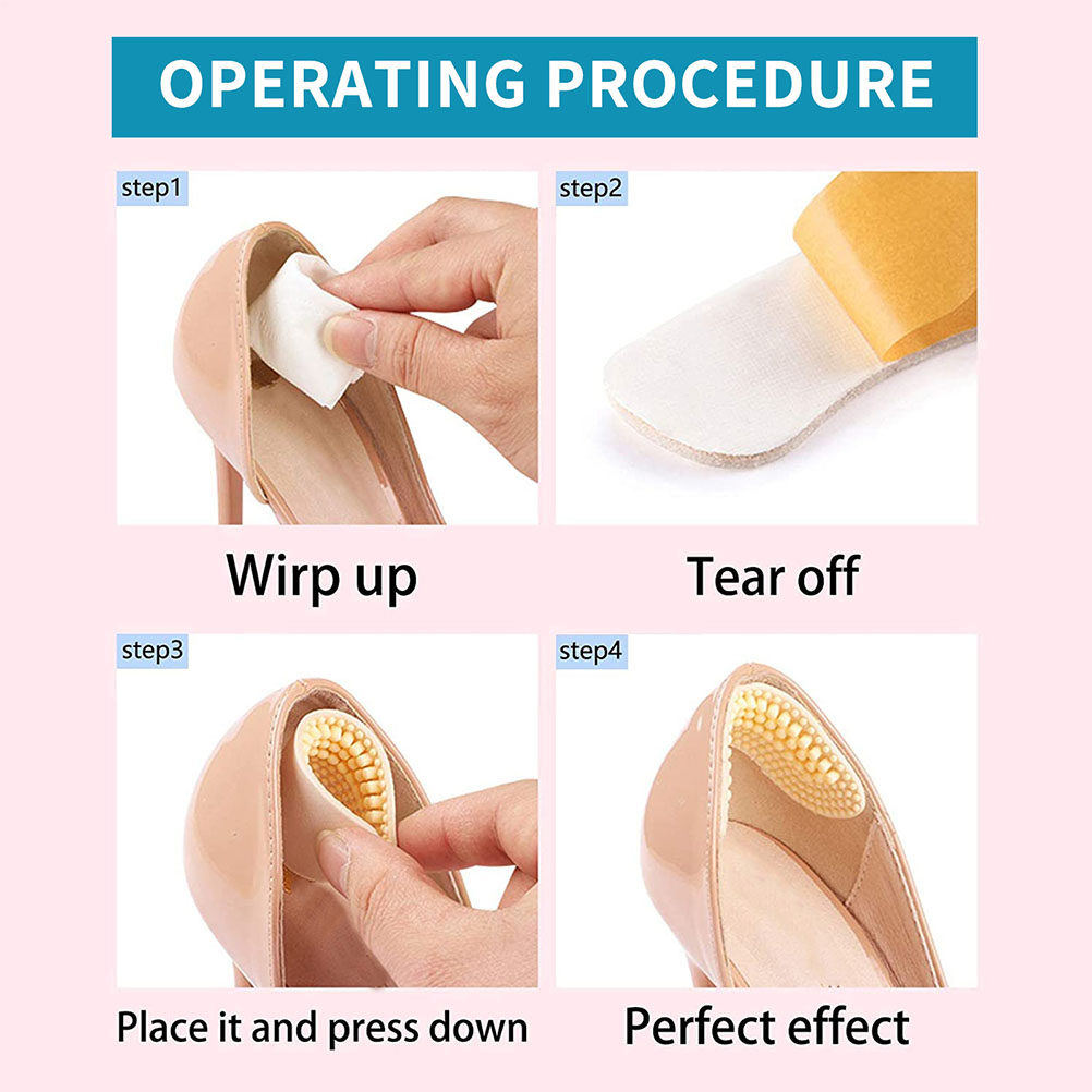 1Set 4D Silicone Heel Pads Hee - Heel Liner Grip incelemesi ve fiyatı