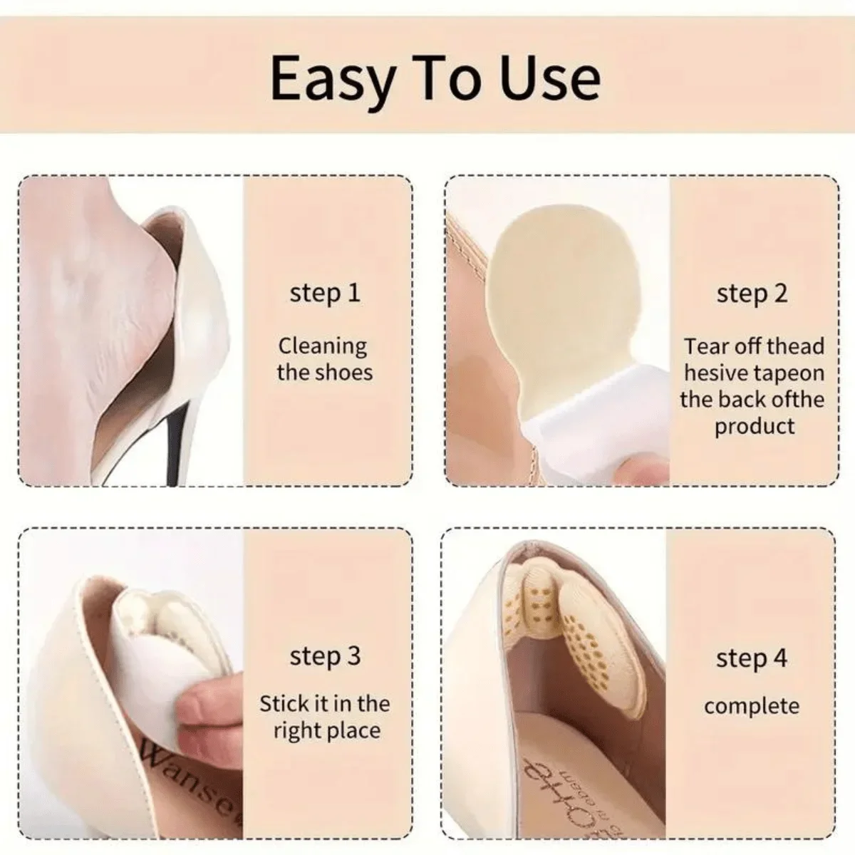 6 pcs Heel Grips Liner Cushion - Heel Liner Grip incelemesi ve fiyatı