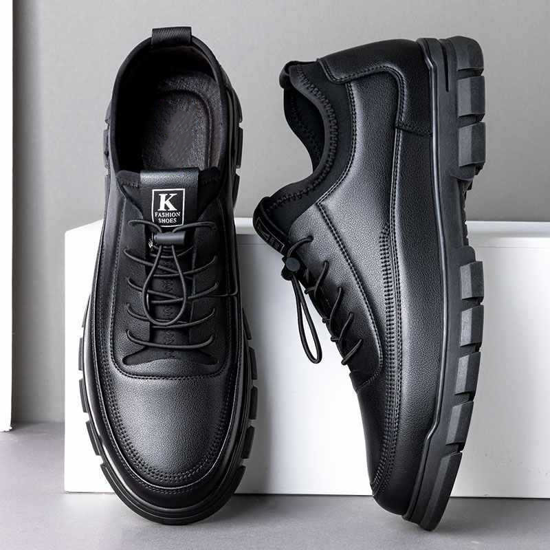 Men's Black Faux Leather Warm  - Sneaker Career incelemesi ve fiyatı