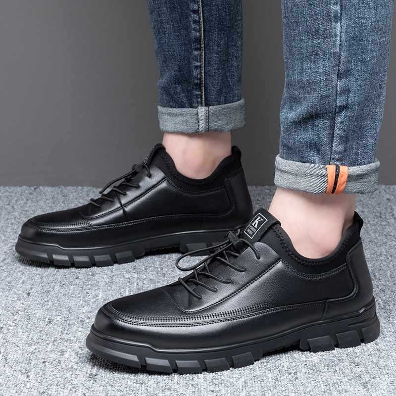 Men's Black Faux Leather Warm  - Sneaker Career incelemesi ve fiyatı