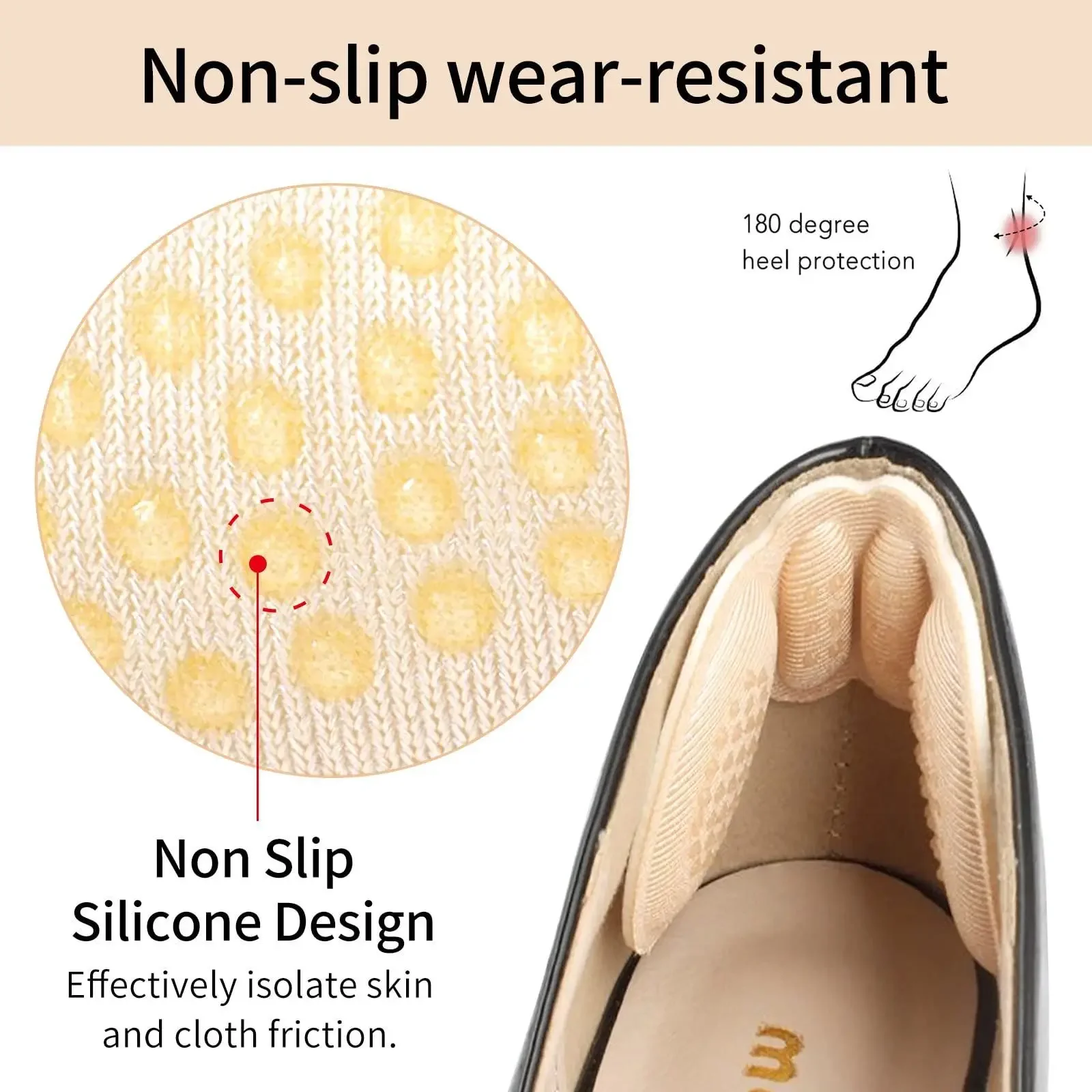 4Pairs Heel Pads for Shoes Too - Heel Liner Grip incelemesi ve fiyatı