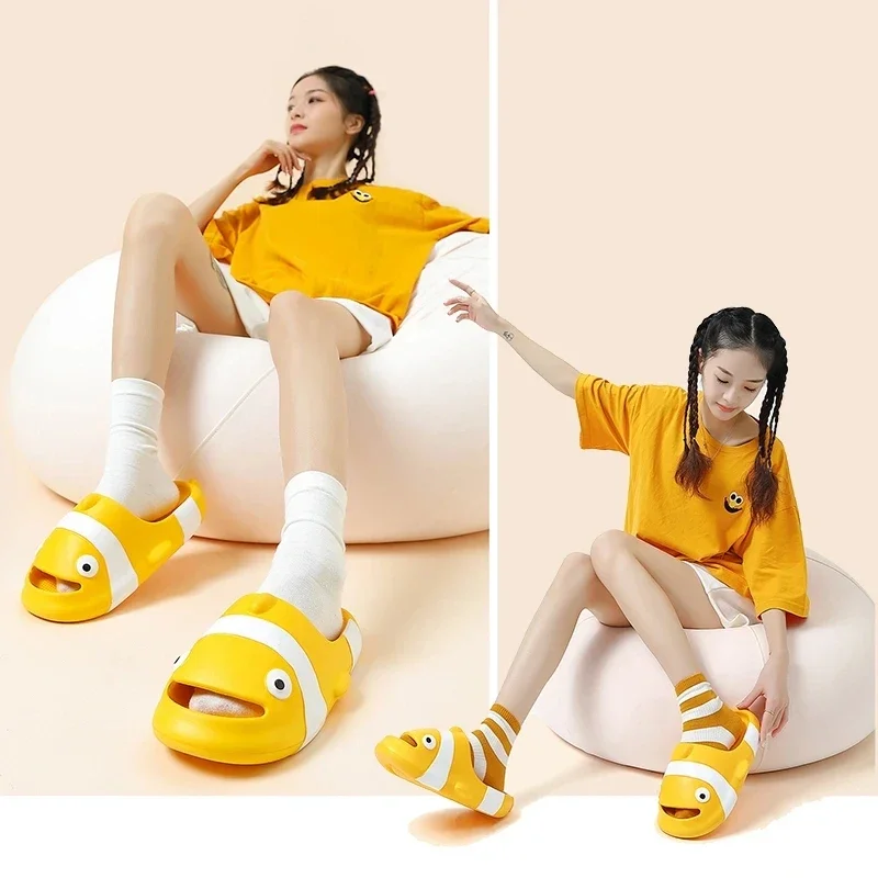 Cute Clownfish Slippers Men Wo - Sneaker Care Set incelemesi ve fiyatı