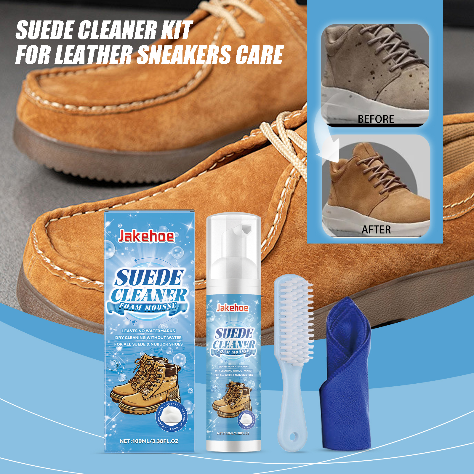 Suede Cleaner Kit Leather Velv - Sneaker Care Foam incelemesi ve fiyatı