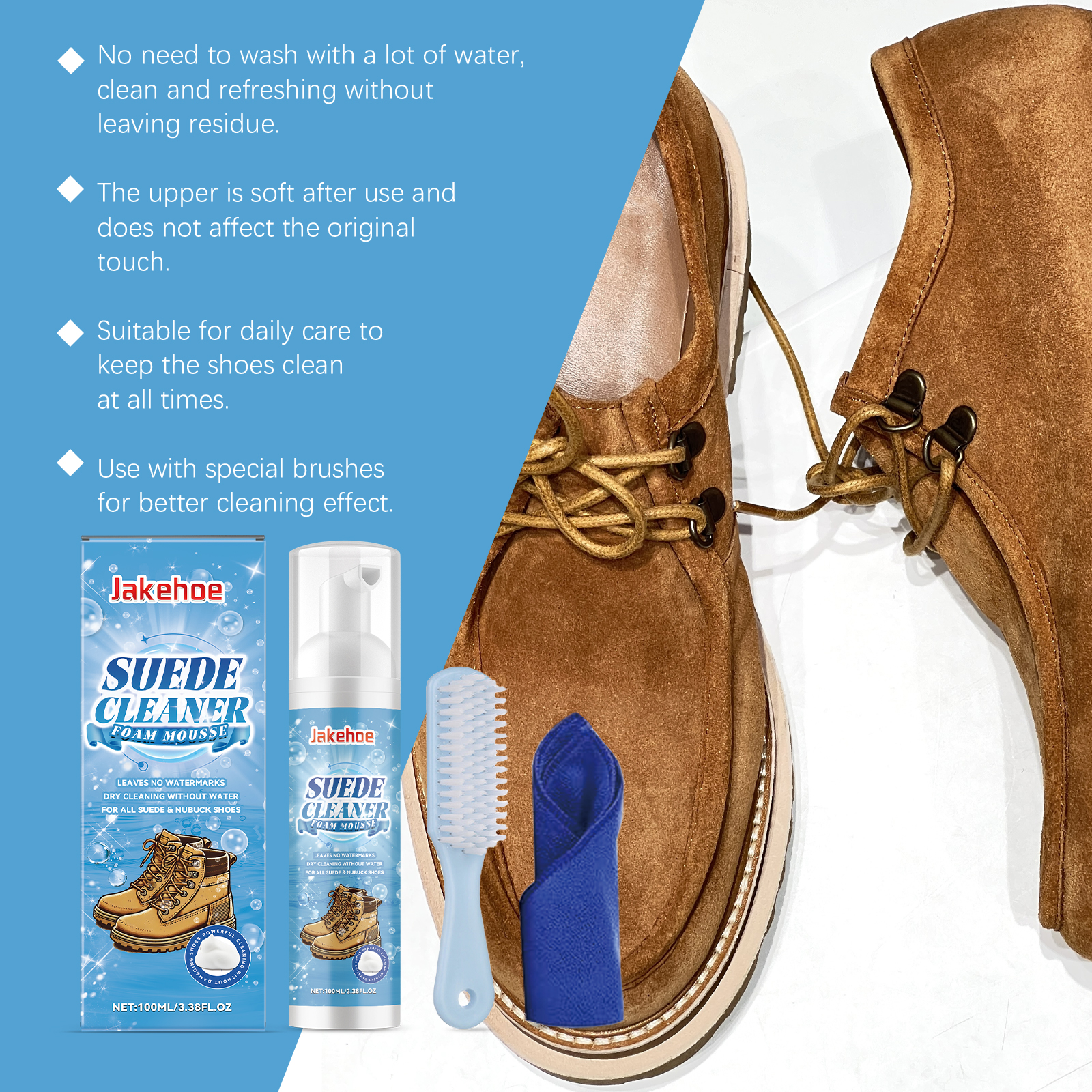 Suede Cleaner Kit Leather Velv - Sneaker Care Foam incelemesi ve fiyatı