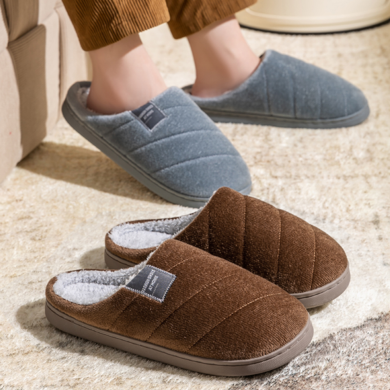 Men's Winter Plush Slippers -  - Insole Memory Foam incelemesi ve fiyatı