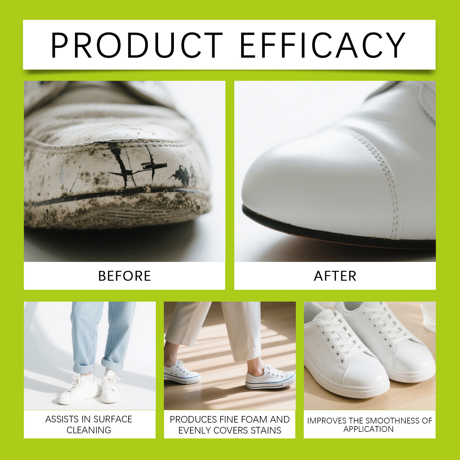 White Shoe Cleaner Sneaker Cle - Sneaker Care Foam incelemesi ve fiyatı